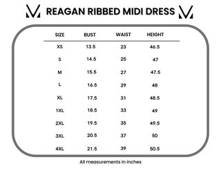 IN STOCK Reagan Ribbed Midi Dress - Midnight Navy Stripes FINAL SALE