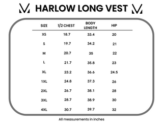 IN STOCK Harlow Long Vest - Pumpkin