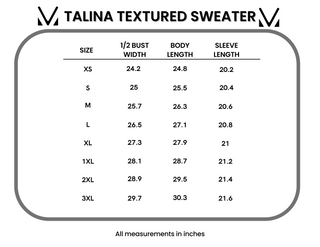 IN STOCK Talina Textured Sweater - Purple