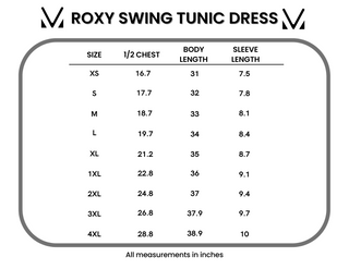 IN STOCK Roxy Swing Tunic Dress - Red FINAL SALE