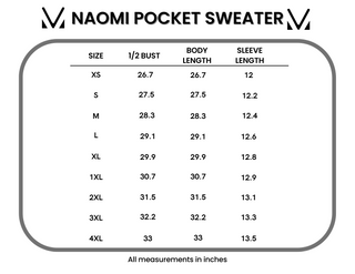 IN STOCK Naomi Pocket Sweater - Olive