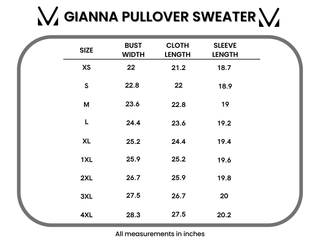 IN STOCK Gianna Pullover Sweater - Slate Blue