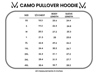 IN STOCK Camo Pullover Hoodie