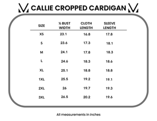 IN STOCK Callie Cropped Cardigan - Ivory FINAL SALE