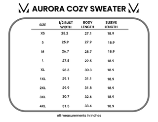 IN STOCK Aurora Cozy Sweater - Pumpkin Spice