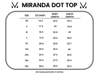 09.09 EN ROUTE Miranda Dot Top - Brown