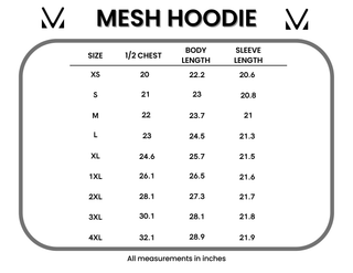 IN STOCK American Stars Mesh Hoodie FINAL SALE