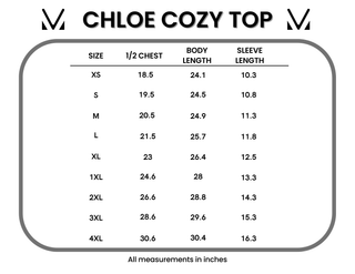 PREBOOK Chloe Cozy Top - Lavender Hearts