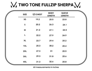 09.09 EN ROUTE Two Tone Fullzip Sherpa - Olive and White