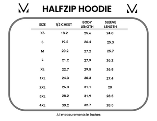 IN STOCK HalfZip Hoodie - Sapphire Floral