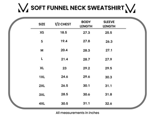 IN STOCK Soft Funnel Neck - Sunset Watercolor Floral FINAL SALE