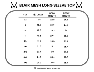 09.02 EN ROUTE Blair Mesh Long Sleeve Top - Black and White Checkers