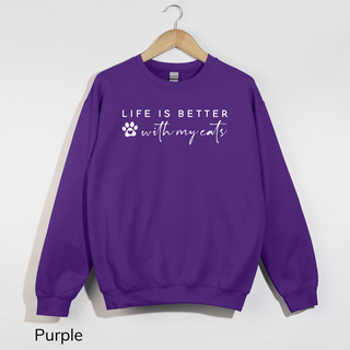 Better with my Cats Crewneck