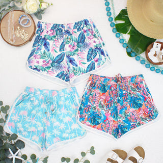 IN STOCK Nova Summer Shorts - Aqua Palm