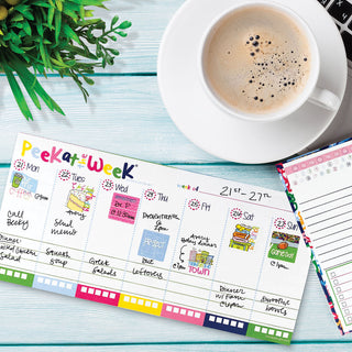 MINI Peek at the Week® Planner Pad | All Bright & Cheery
