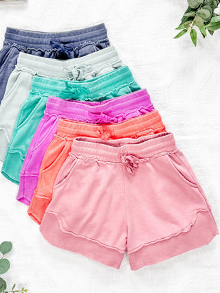 IN STOCK French Terry Stevie Shorts - Nautical Navy FINAL SALE