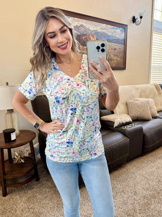 IN STOCK Sophie Tee - Cottage Floral