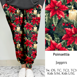 Poinsettia Leggings/Joggers w/ Pockets | Run ends 9/26 | ETA 41 Days