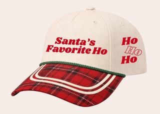 Santa's Favorite Ho Tan Cap with Puff Embroidery