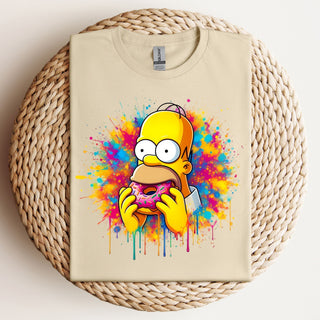 Bart Donut Splash Tshirt