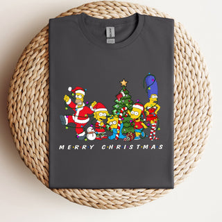Merry Christmas Bart Family Tshirt