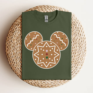 Gingerbread Decoarated Mouse Tshirt