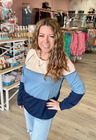 Color block Pullover