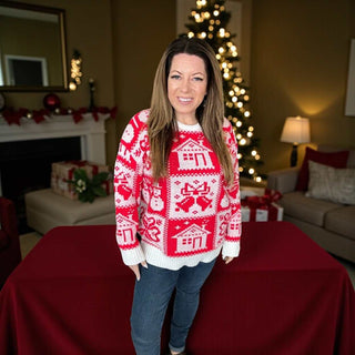 Christmas Patchwork Sweater