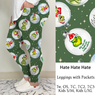 Hate Hate Hate Leggings & Joggers w/ Pockets | Run ends 9/12 @ midnight EST | ETA 41 Days