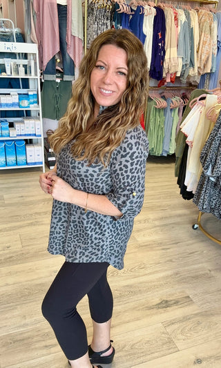 Lady in Leopard Top