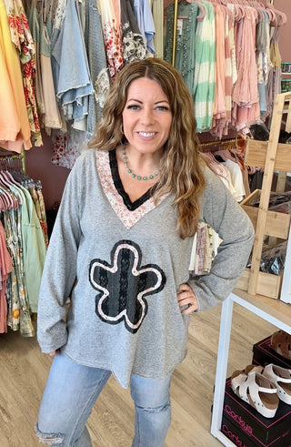 Light Weight Patched Fun Top