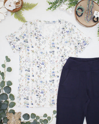 IN STOCK Sophie Top - Olive Meadow