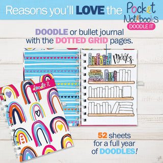 Pocket Notebooks | List, Plan, Doodle | 4 Styles