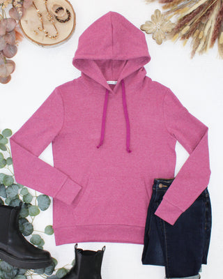 IN STOCK Hailey Hoodie - Raspberry