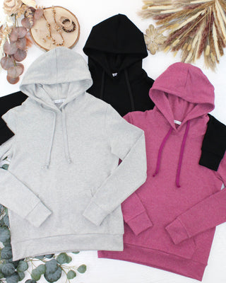 IN STOCK Hailey Hoodie - Light Grey