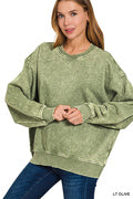 Sunday Stroll Mineral Wash Pullover