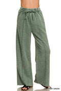 Wanderlust Mineral Wash Wide Leg Pants