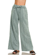 Wanderlust Mineral Wash Wide Leg Pants
