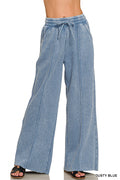 Wanderlust Mineral Wash Wide Leg Pants