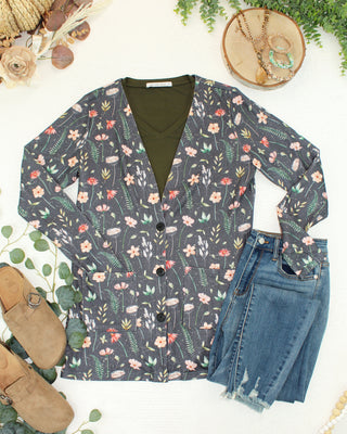 IN STOCK Cori Cardigan - Wildflower Meadow