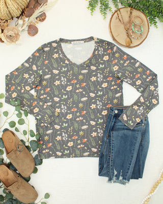 IN STOCK Larissa Long Sleeve - Wildflower Meadow